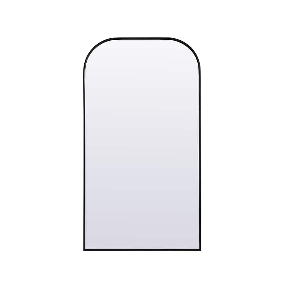 Indigo Home Metal Frame Arch Full Length Mirror 35x66 Inch