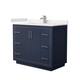 Option Dark Blue / White Quartz Top / Brushed Nickel