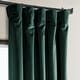 preview thumbnail 50 of 140, Exclusive Fabrics Heritage Plush Velvet Room Darkening Curtain (1 Panel) - Luxurious Single Drapery for Enhanced Room Darkening
