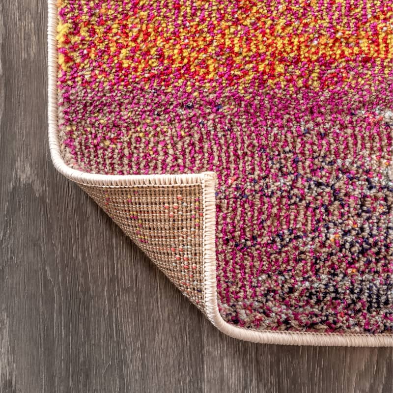 JONATHAN Y Groovy POP Modern Abstract Brushstroke Area Rug