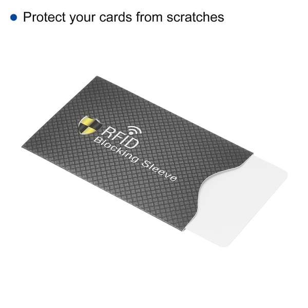 RFID Blocking Credit Card Sleeves, 10 Pack Contactless Protect Holder - Bed  Bath & Beyond - 36959462