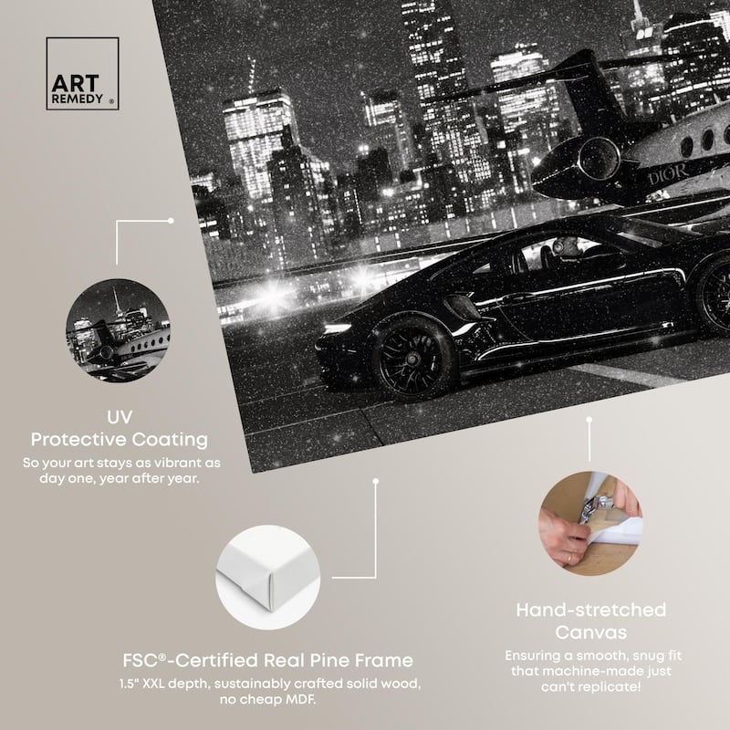 Luxury in New York Canvas by Art Remedy, Gallery Wrapped