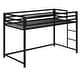 preview thumbnail 9 of 18, Avenue Greene Macie Twin Metal Junior Loft Bed Black - Twin