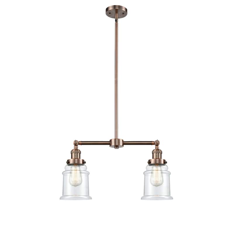 Innovations Lighting Canton 2 Light 21" Wide Linear Chandelier