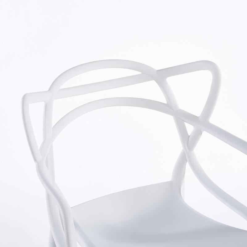Modern Accent Chair with Clear Shell and Metal Legs, Versatile Dining or Desk Chair