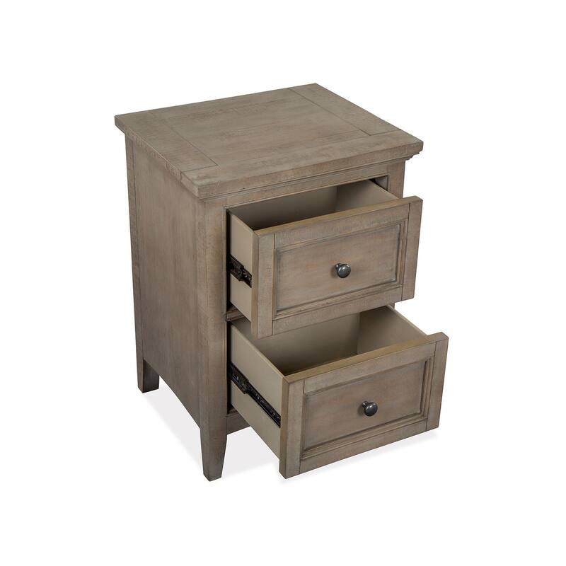 Magnussen Home Paxton Place Dovetail Grey Small Drawer Nightstand