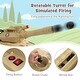 preview thumbnail 8 of 8, Costway Electric Kids Ride On Tank with Rubber Tracks Rotatable Turret - See Details