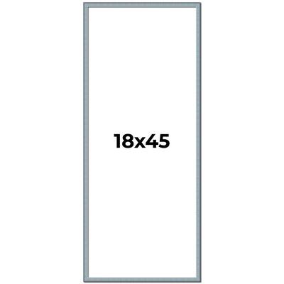 18x45 Frame Rustic Sky Blue Solid Wood Picture Frame | 0.75 Inch