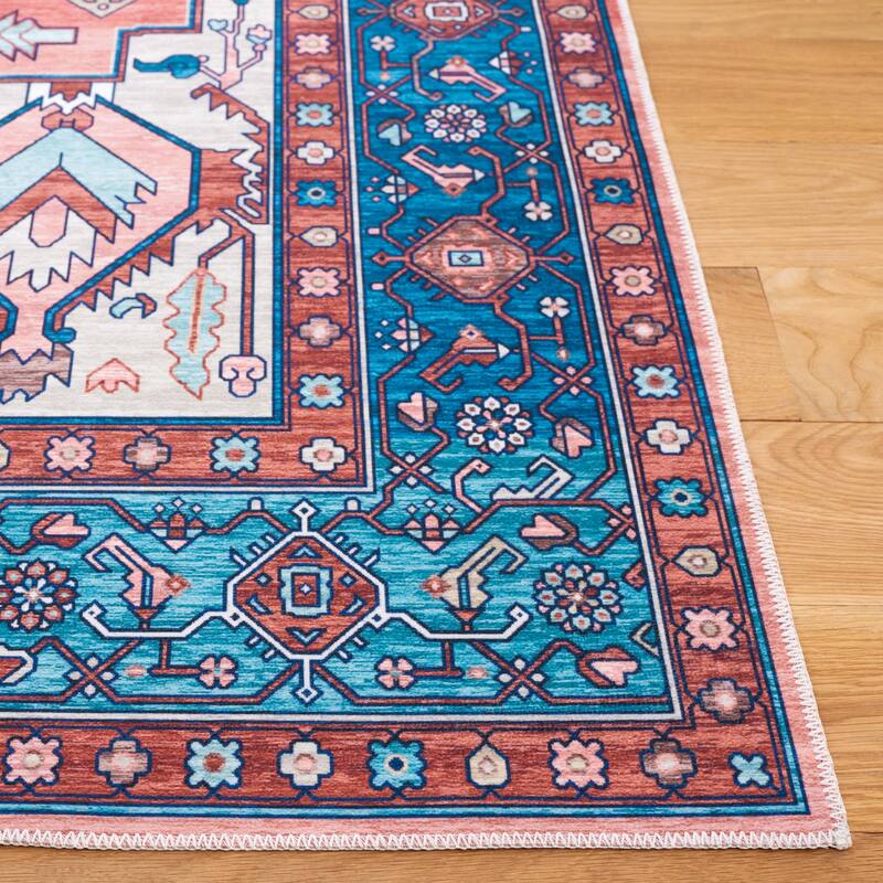 SAFAVIEH Arizona Celsina Machine Washable Slip Resistant Vintage Oriental