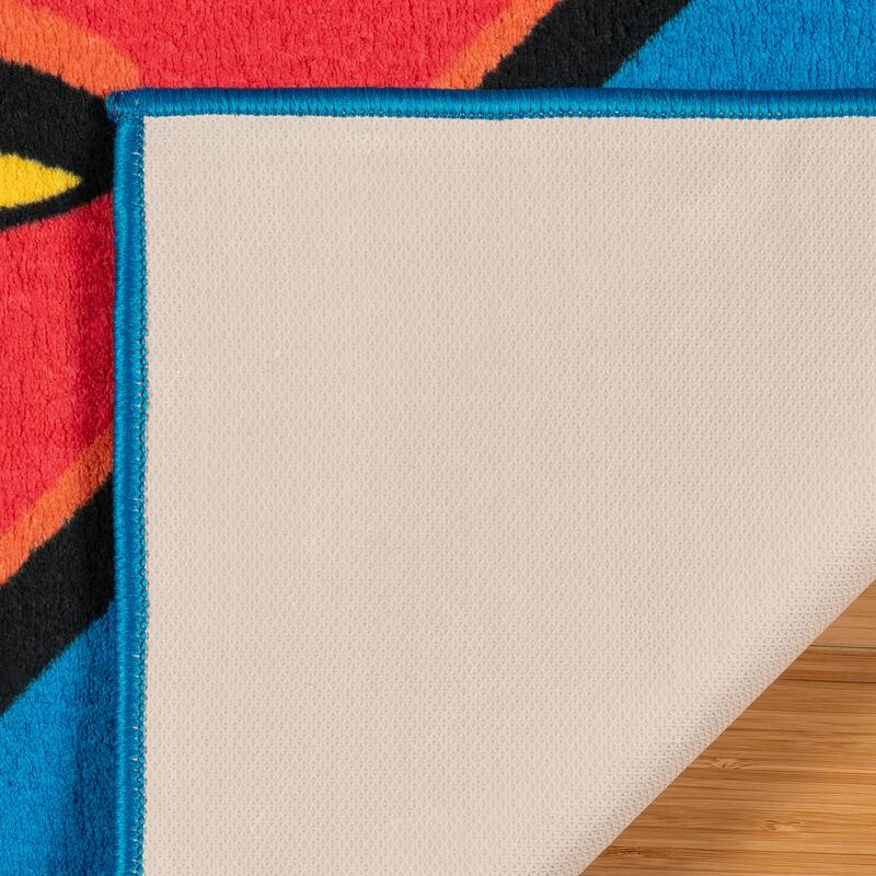Licensed DC Comics Superhero Comic Book Cover Digital Printed Youth Area Rugs