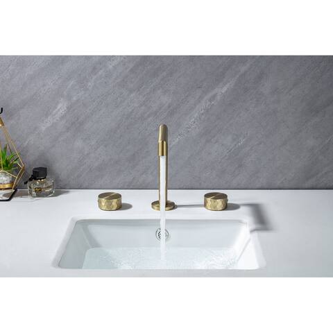 Dual Handle Knob Bathroom Sink Faucet