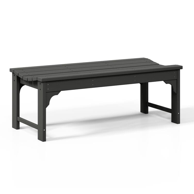 Polytrends Laguna Hdpe All Weather Outdoor Patio 48" Bench