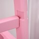 preview thumbnail 6 of 9, Qaba Toddler Tower with Adjustable Height, Toddler Kitchen Stool Helper with Anti-slip Mat, Step Stool - Pink