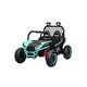 preview thumbnail 1 of 52, Kids 24V Ride-On UTV Off-Road Car, 4WD/2WD Switch, 3-Speed Electric Vehicle with Remote, Bluetooth, and Storage Green
