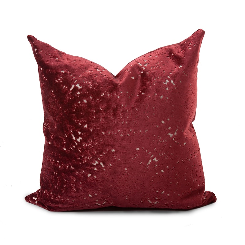 Allan Andrews 20 in. x 20 in. Pillow Pisani Ruby - Down Insert