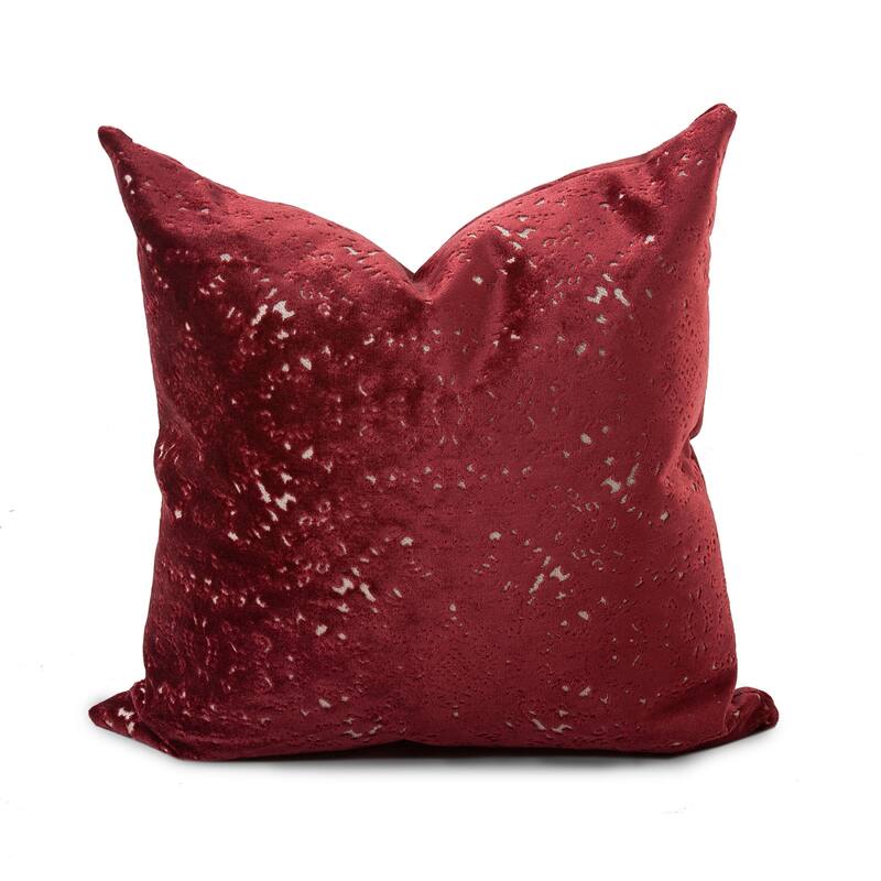 Allan Andrews 24 in. x 24 in. Pillow Pisani Ruby - Down Insert