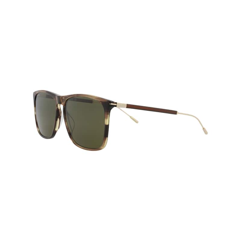 Gucci Square-Frame Recycled Acetate Sunglasses