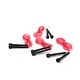 preview thumbnail 13 of 16, Mind Reader Adjustable Rapid Speed Jump Rope and 4.75" Handle 4 Pack - 4.75" x 118" x 0.5" Red