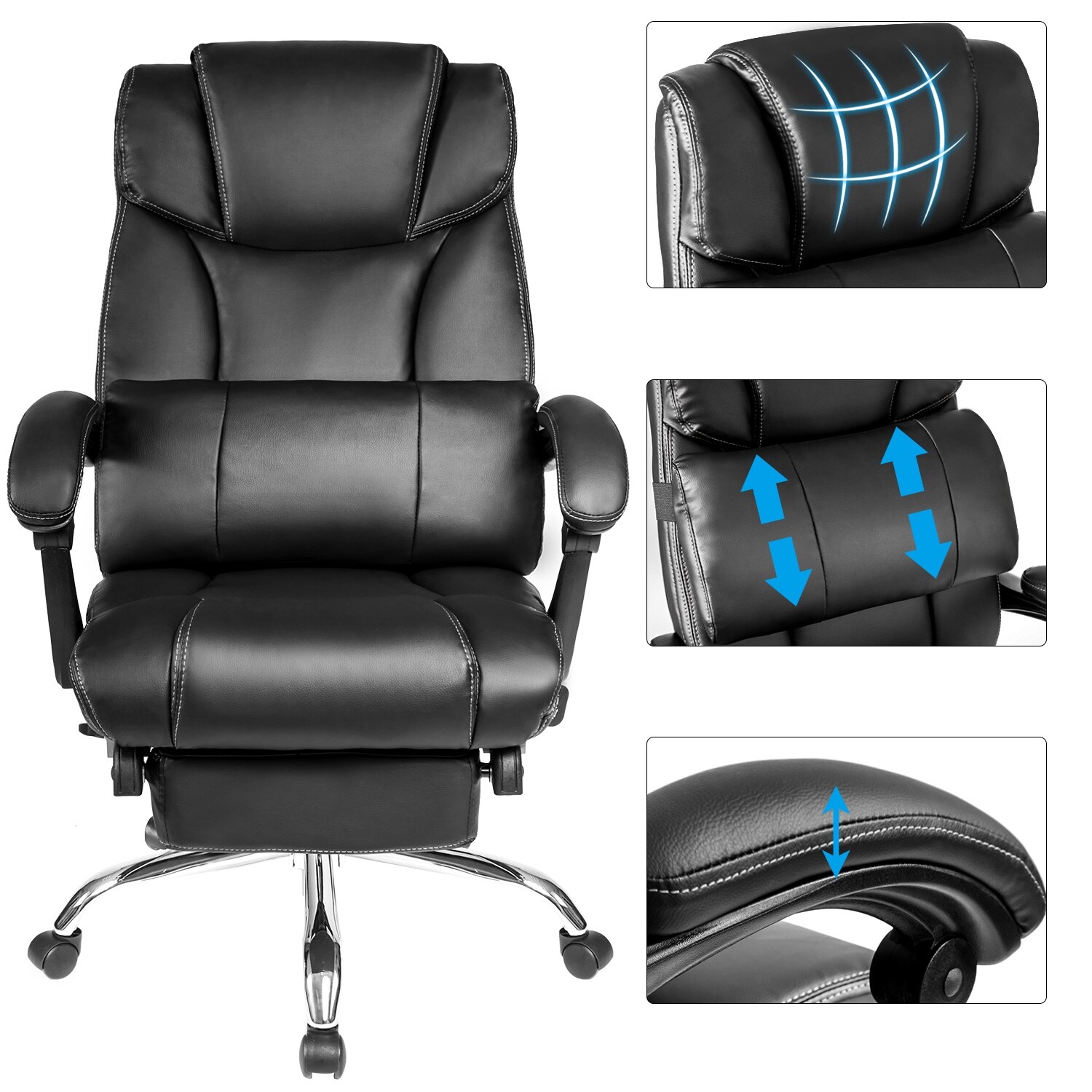 https://ak1.ostkcdn.com/images/products/is/images/direct/4708f933d1cf53703eff78d8971d6919288b2966/EYIW-Adjustable-Height-Double-Padded-Office-Chair-%2C-Adjustable-Back-Swivel-Arm-Desk-Chair-with-Support-Cushion-and-Footrest.jpg