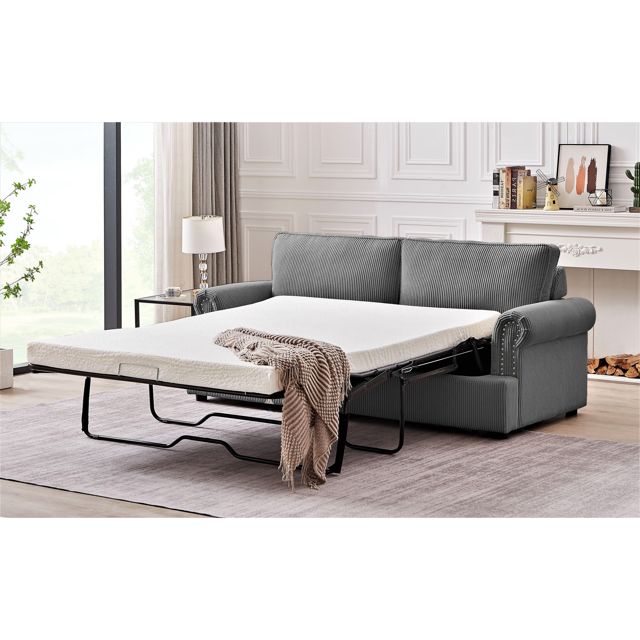 Arm shop sleeper sofa