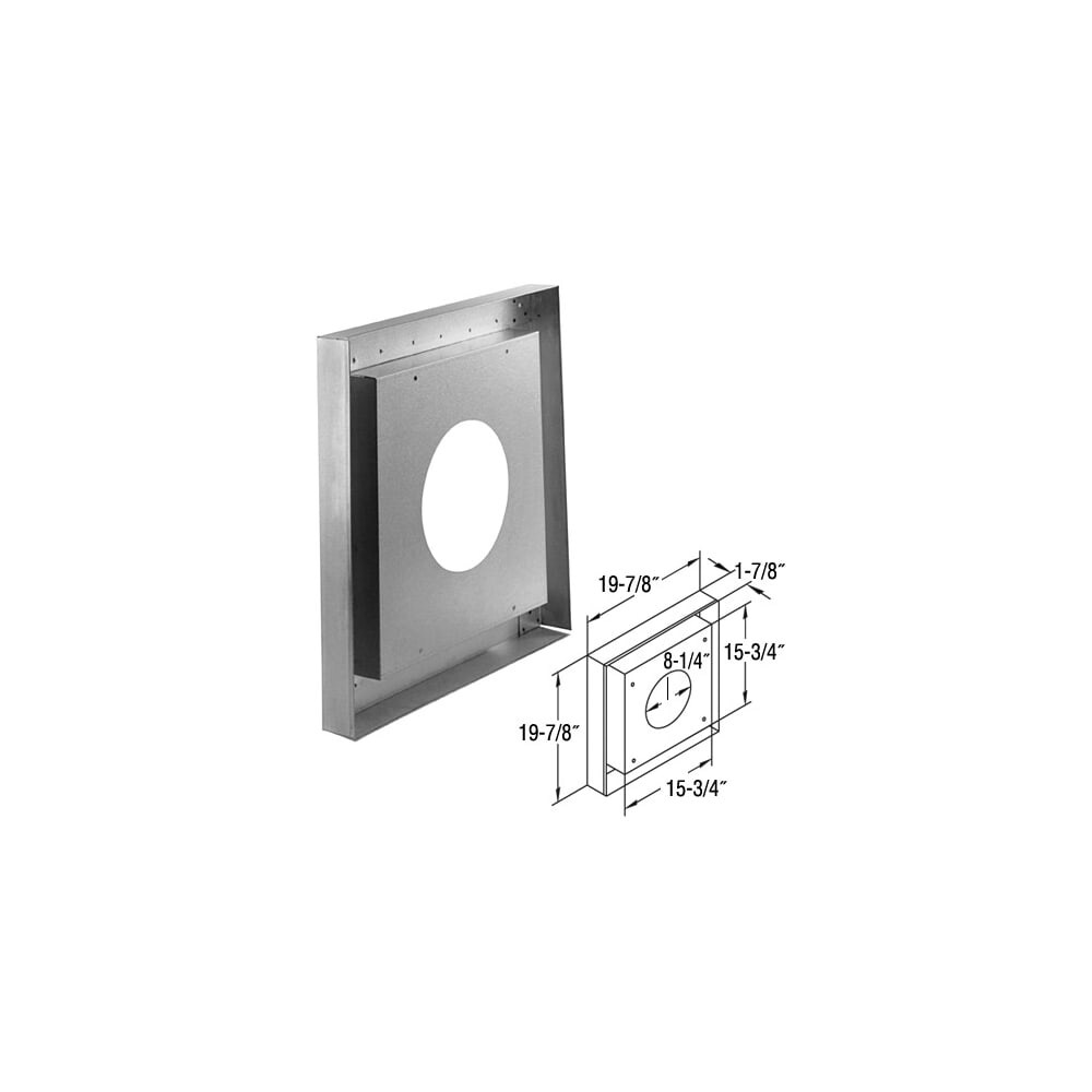 Shop Duravent 58dva Vss 5 X 8 Inner Diameter Directvent Pro Direct Vent Pipe Double Wall Vinyl Siding Standoff Overstock 17939330