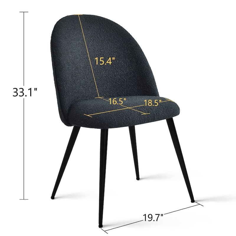 Contemporary Beige Dining Chair (Set of 4)
