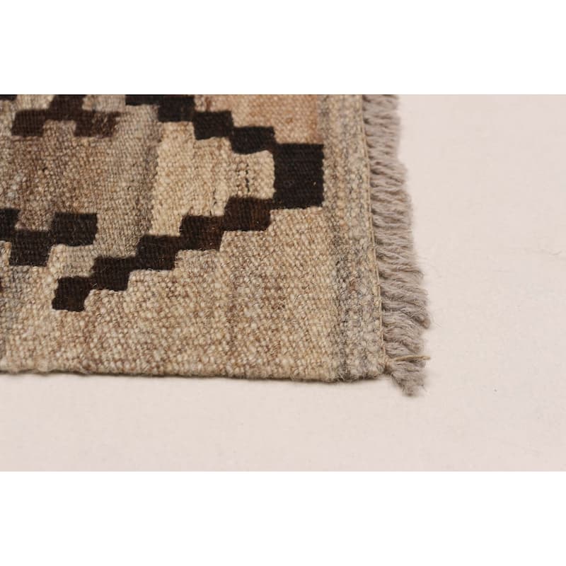 Sivas Taupe Kilim 5'3" x 6'6" - 5'3 x 6'6