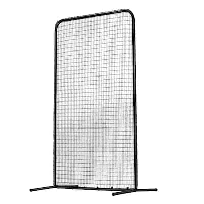 7x4 Feet Portable Batting Baseball and Softball Safety Screen with Carry Bag and Steel Pipe Frame
