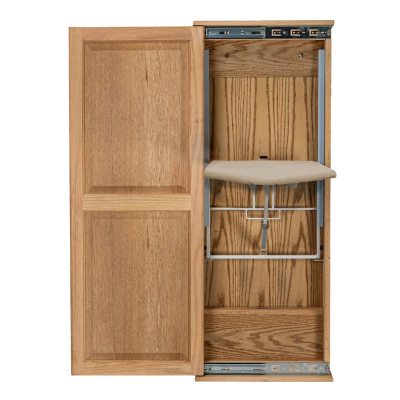 Household Essentials Wall Ironing Board Cabinet with Pad and Cover - 48.8"L x 18.7"W x 5.5"H