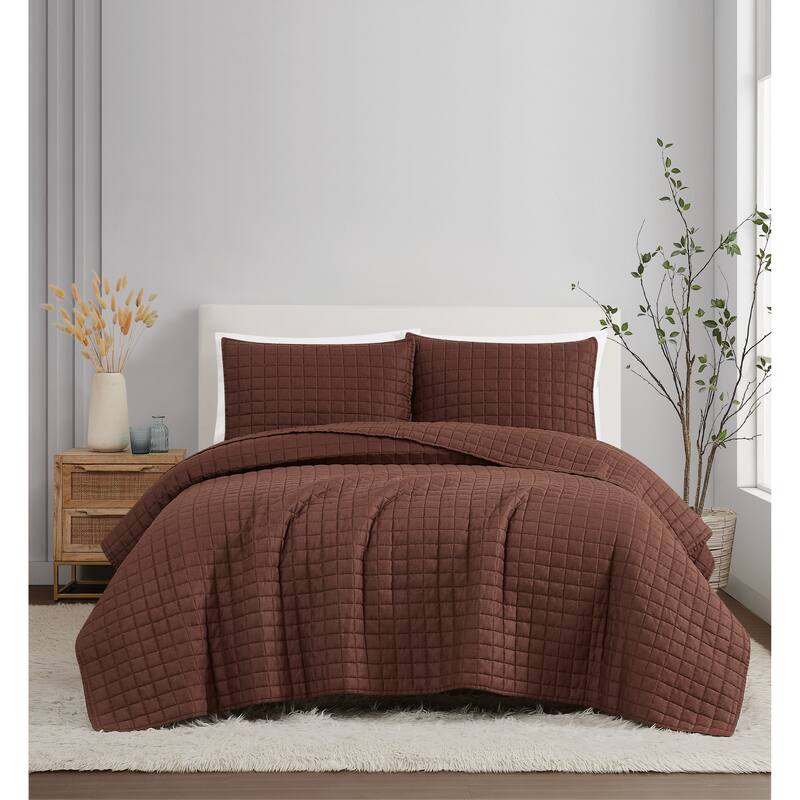 Brooklyn Loom Flax Linen Quilt Set