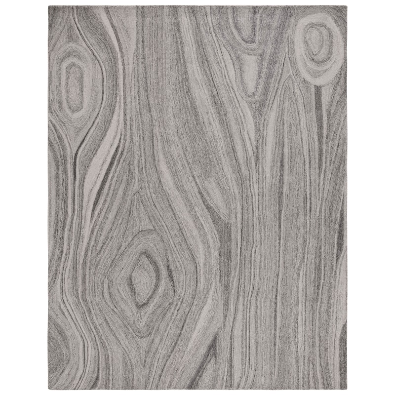 SAFAVIEH Handmade Abstract Abhilasha Modern Wool Rug - 8' x 10' - Grey