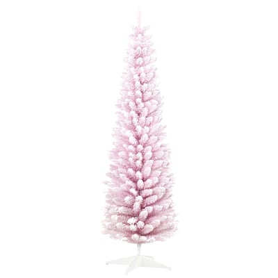 5ft Slim Snow-Kissed Christmas Tree Perfect for Small Spaces