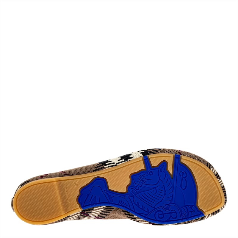 Burberry Check Knit Baby Ballerina Flats