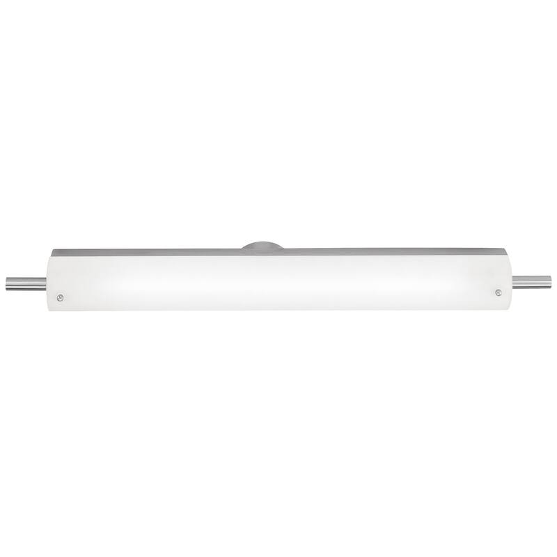 Access Lighting Vail Integrated 3000K LED Bath Bar - Brushed Steel / Opal