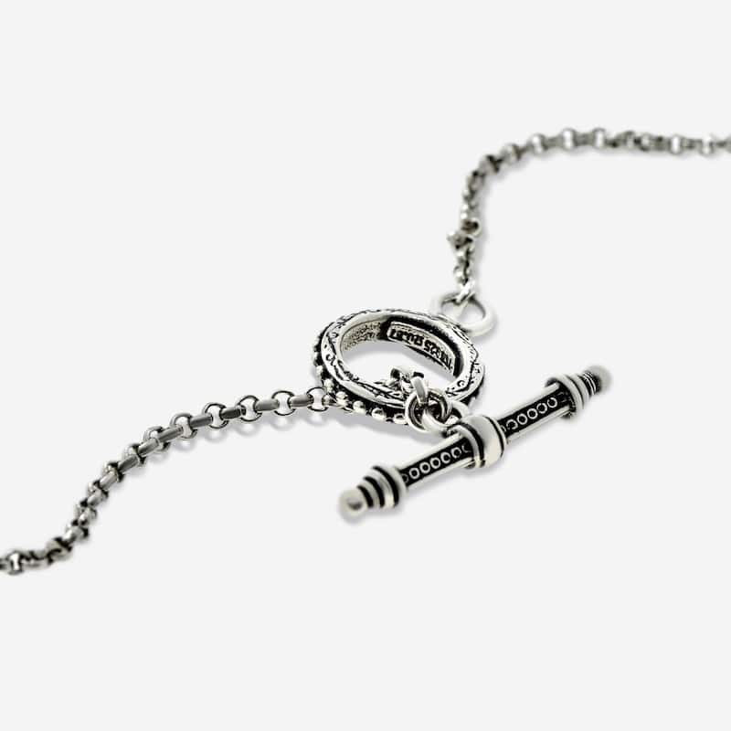Konstantino Hebe Sterling Silver & 18K Yellow Gold Station Necklace - 36"