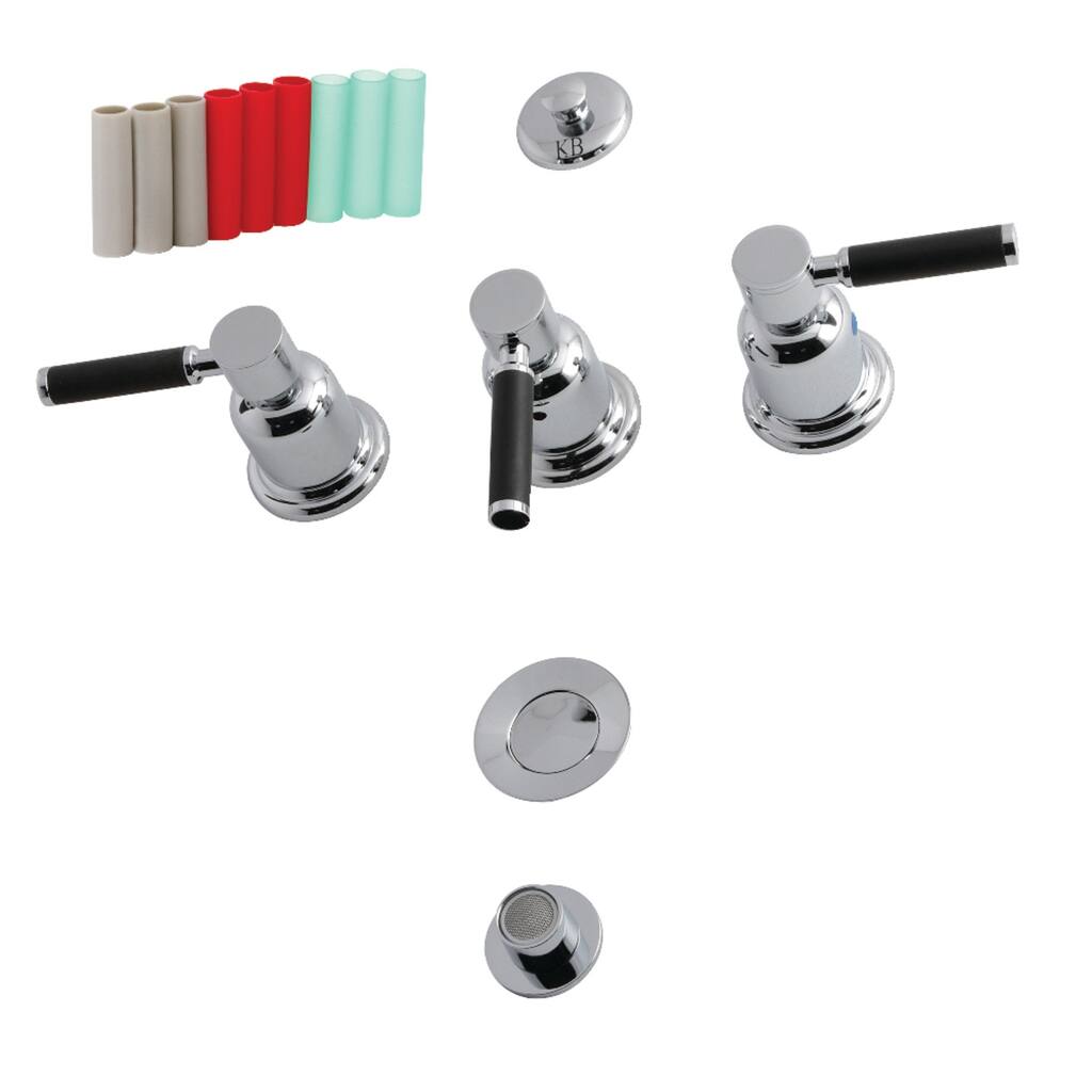 Legacy Three-Handle Deck Mount Bidet Faucet