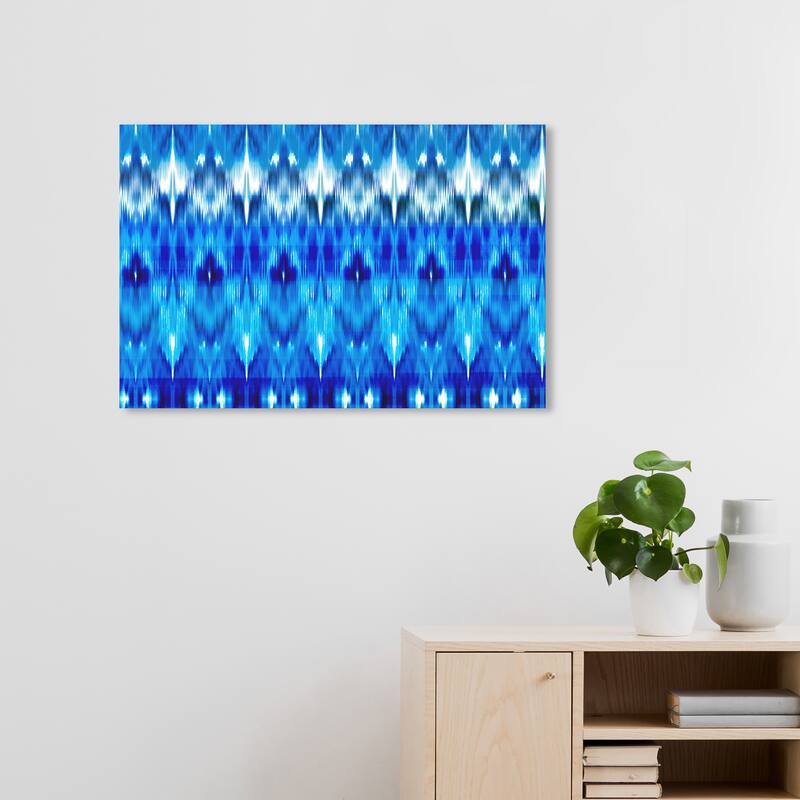 Wynwood Studio Canvas Abstract This Blue is So You Blue and Dark Blue Modern & Contemporary Wall Art Canvas Print - 20 x 30