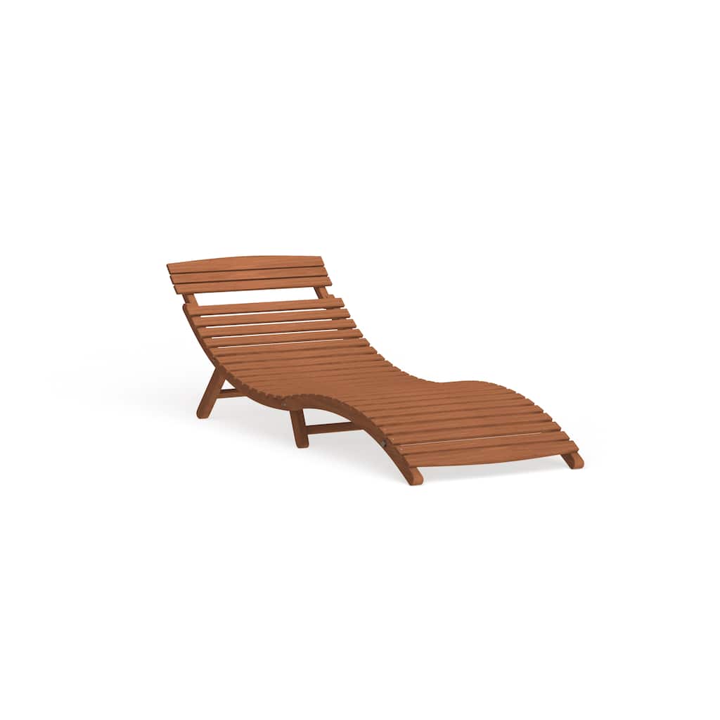 Shi Shi Curved Folding Chaise Lounger by Havenside Home