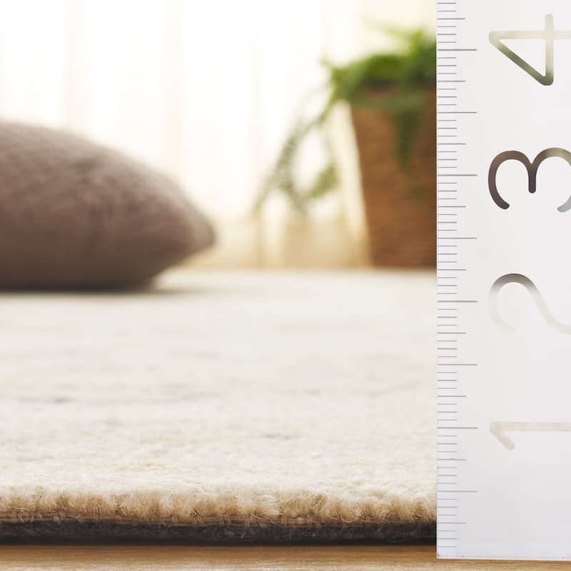 SAFAVIEH Handmade Ebony Viktorya Wool Rug