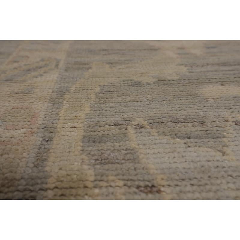 Oriental Oushak Turkish Large Area Rug Hand-Knotted Wool Carpet - 10'2"x 13'11"
