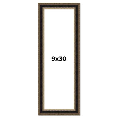 9x30 Frame Gold Antique Vintage Sold Wood Picture Frame | 1.75 Inch
