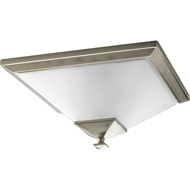 Progress Lighting Silvertone 2-light Semi-flush Mount Fixture - N/A