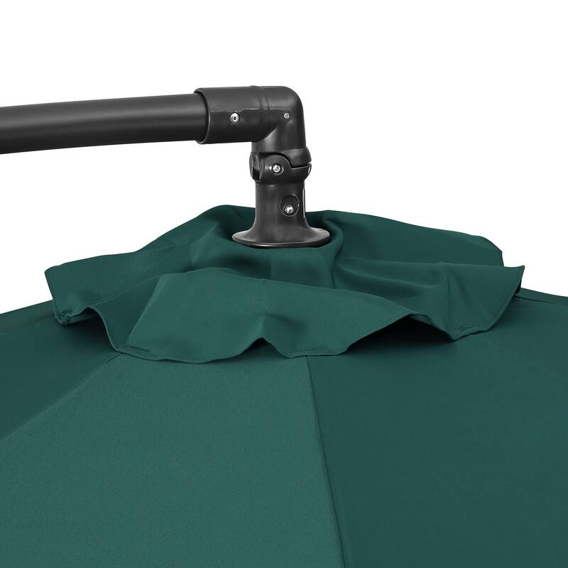 Weller 10-foot Offset Cantilever Hanging Patio Umbrella