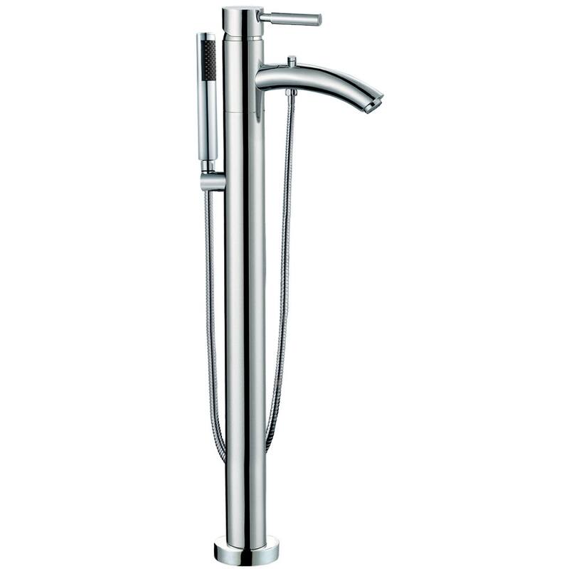 Wyndham Collection Juno 71" Freestanding Soaking Tub with Tub Filler
