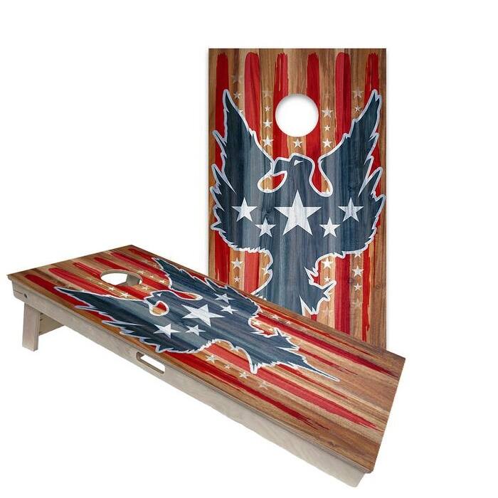 Stars and Stripes Eagle Regulation 2x4 Cornhole Board Set
