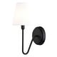 preview thumbnail 1 of 4, Vaxcel Lighting W0474 14" Tall Wall Sconce Matte Black