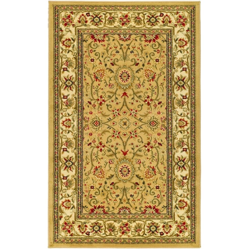 SAFAVIEH, Lyndhurst Marsha Traditional Area Rug - 3'3" x 5'3" - Beige/Ivory