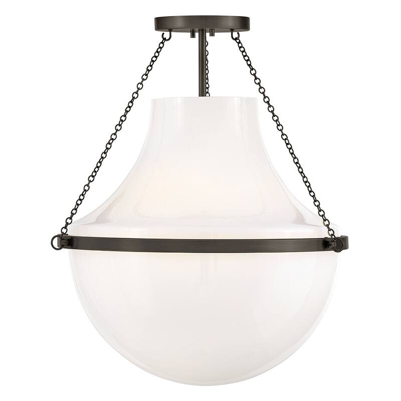 Hinkley Lighting 46893 Collins 20" Wide Semi-Flush Urn Ceiling Fixture