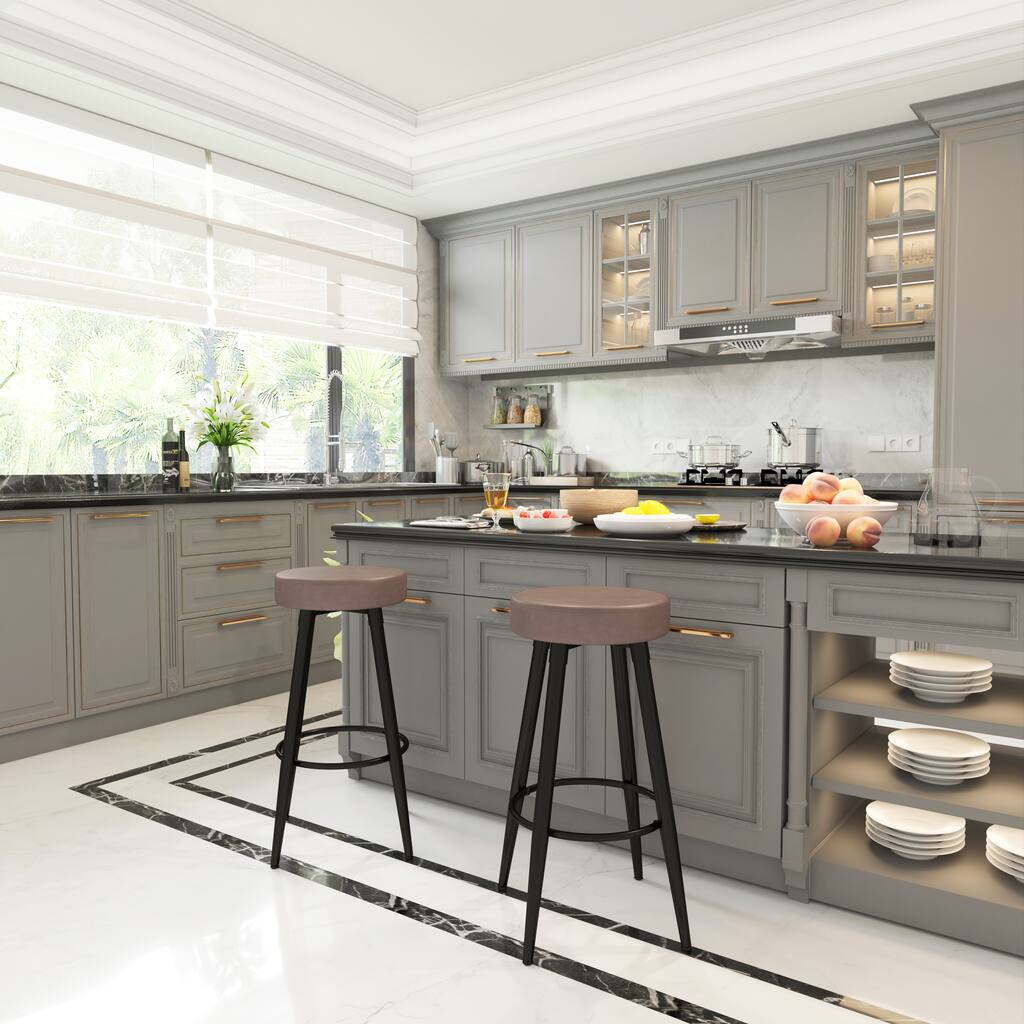 Round Kitchen Dining Counter Stools