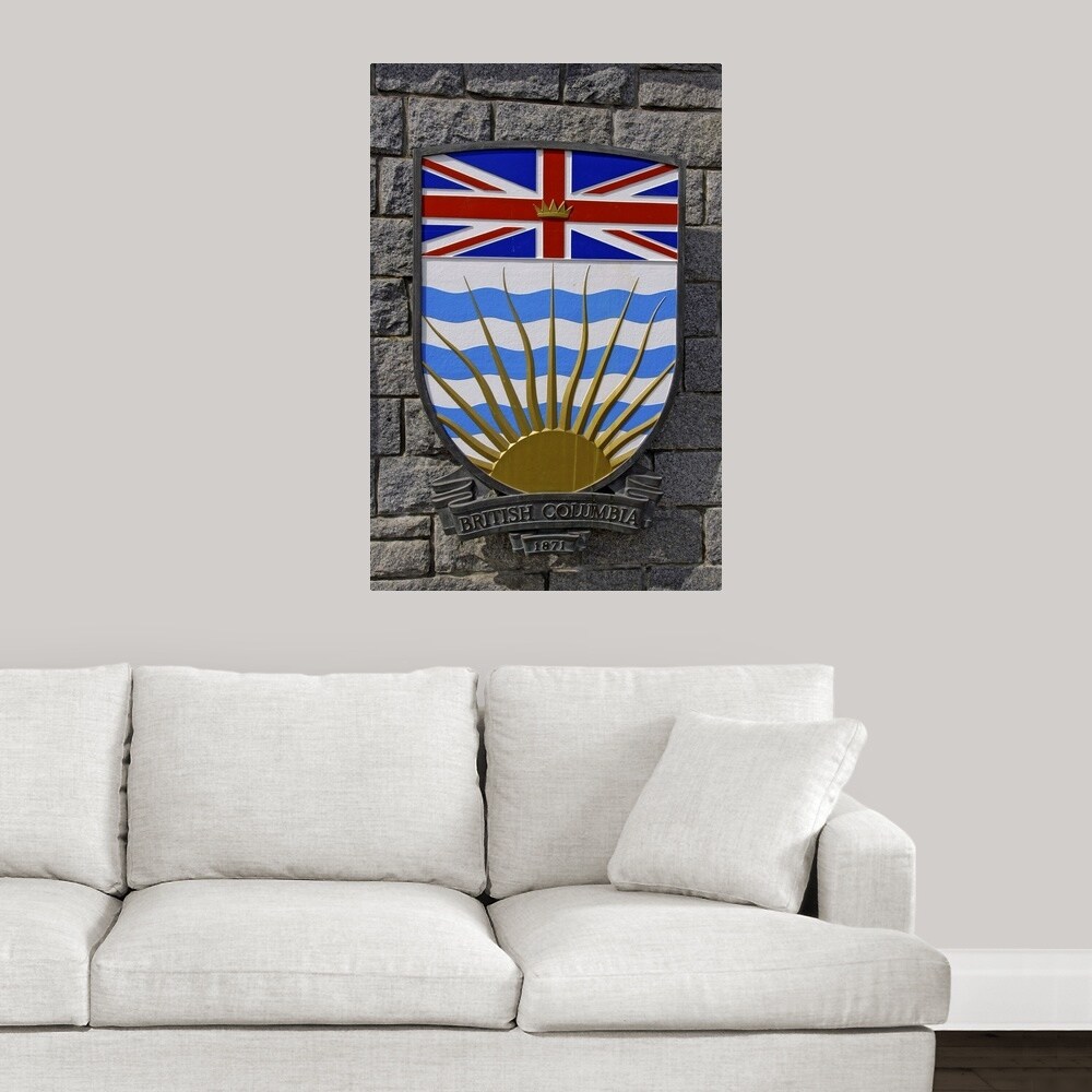 Shop British Columbia Coat Of Arms Confederation Garden Court Victoria British Columbia Poster Print Free Shipping On Orders Over 45 Overstock 21004809